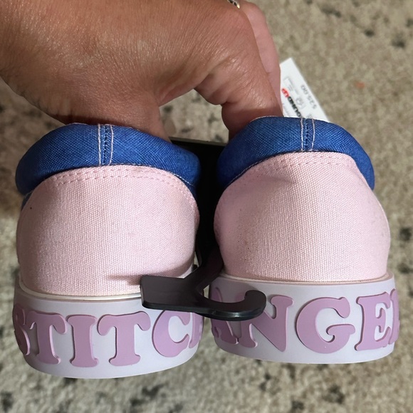 Brand New Women’s Disney Stitch & Angel Slide On Loafer Shoes - Picture 3 of 6